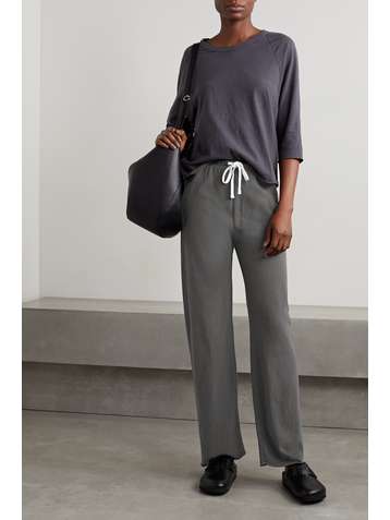 JAMES PERSE Cotton-jersey track pants