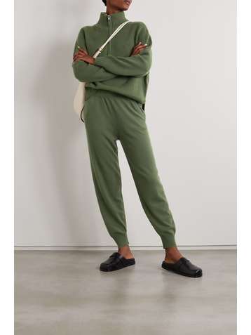 ALLUDE Cashmere track pants