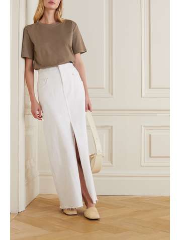 CAES Oversized-T-Shirt aus Biobaumwoll-Jersey