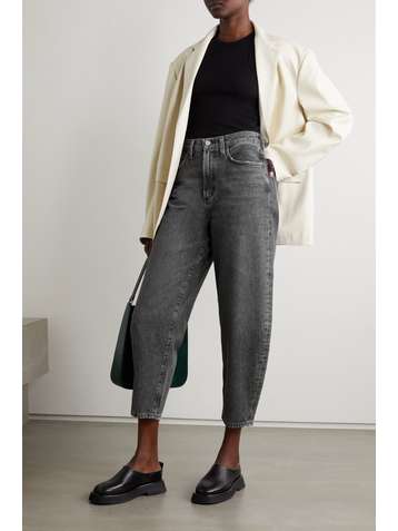 AGOLDE Balloon high-rise tapered organic jeans