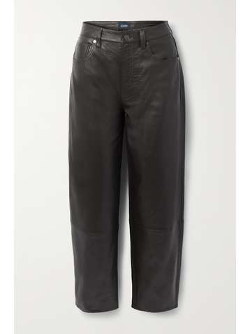 CITIZENS OF HUMANITY Pantalon fuselé en cuir Calista