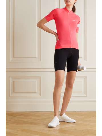 RAPHA Core Lightweight recycled mesh and stretch-knit cycling jersey