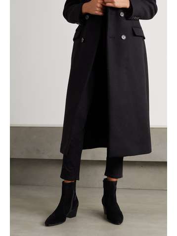SAINT LAURENT Vassili suede ankle boots