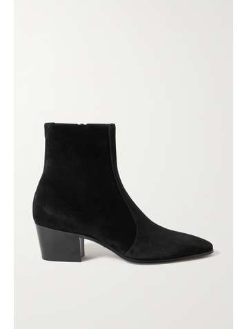 SAINT LAURENT Vassili suede ankle boots