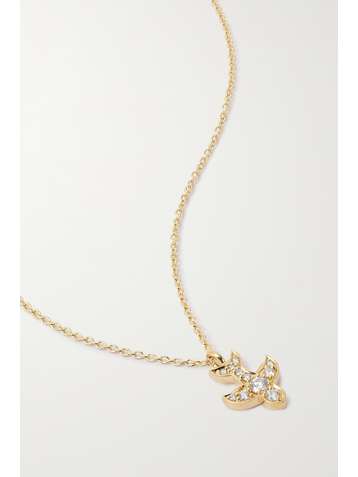 SOPHIE BILLE BRAHE Petite Paloma Kette aus 18 Karat Gold mit Diamanten