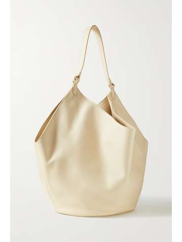 KHAITE Lotus medium leather tote