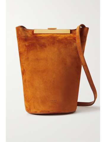 KHAITE Sac seau en daim Etta