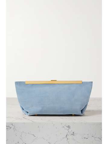 KHAITE Pochette en daim Aimee