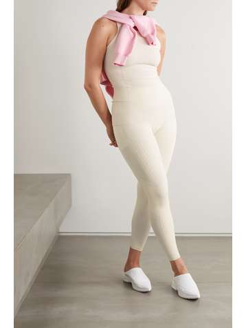 AZ FACTORY MyBody paneled stretch-knit leggings