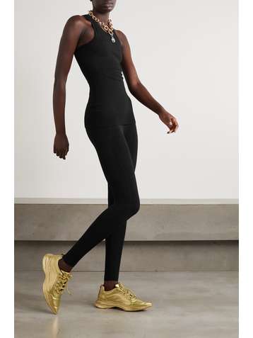 AZ FACTORY MyBody paneled stretch-knit leggings