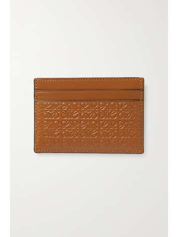 LOEWE Porte-cartes en cuir gaufré Repeat