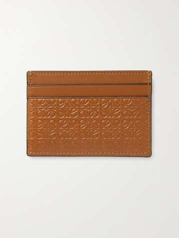 LOEWE Porte-cartes en cuir gaufré Repeat