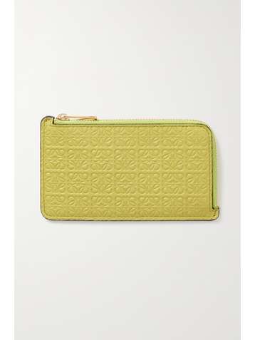 LOEWE Portefeuille en cuir gaufré Anagram