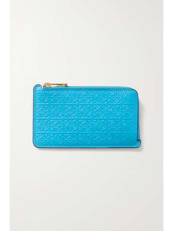 LOEWE Portefeuille en cuir gaufré Anagram