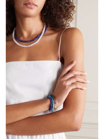 JIA JIA Bracelet en or et lapis-lazuli