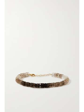 JIA JIA Bracelet en or et quartz fumé
