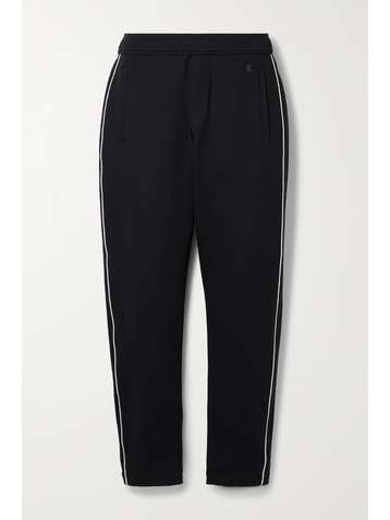 NILI LOTAN + Champion Jogginghose aus Stretch-Jersey mit Applikationen