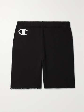 NILI LOTAN Short en jersey de coton imprimé x Champion