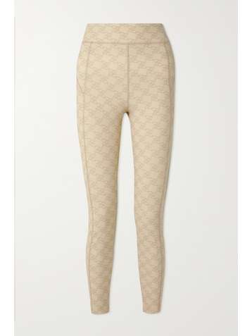 FENDI Karligraphy Ski bedruckte Skihose aus technischem Stretch-Jersey
