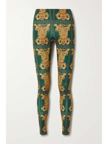 LA DOUBLEJ Printed stretch-jersey leggings