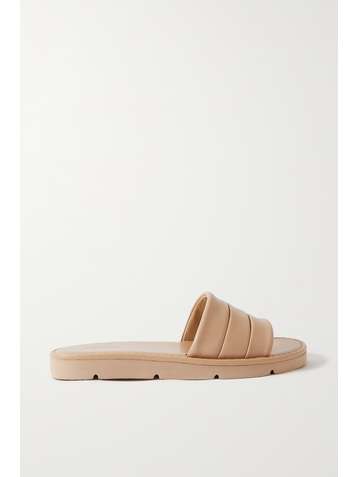 VINCE Olina quilted leather slides