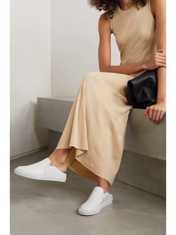 PORTE & PAIRE + NET SUSTAIN Slip-ons aus Leder
