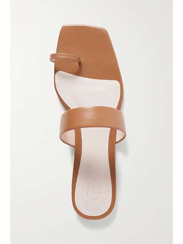 PORTE & PAIRE Leather sandals