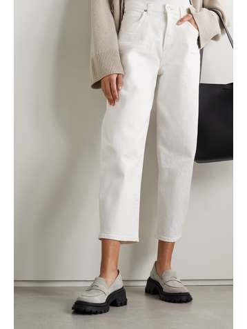 PORTE & PAIRE Mocassins en daim - NET SUSTAIN