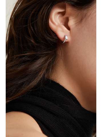 REPOSSI Harvest 18-karat white gold diamond single earring