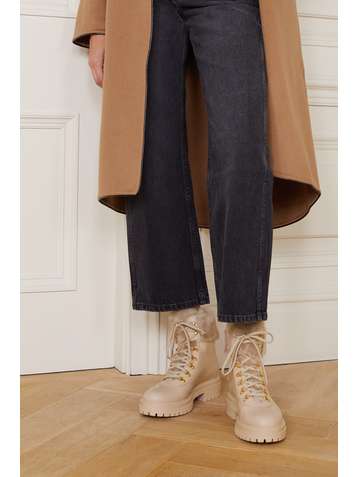 GIANVITO ROSSI Alaska shearling-lined leather ankle boots