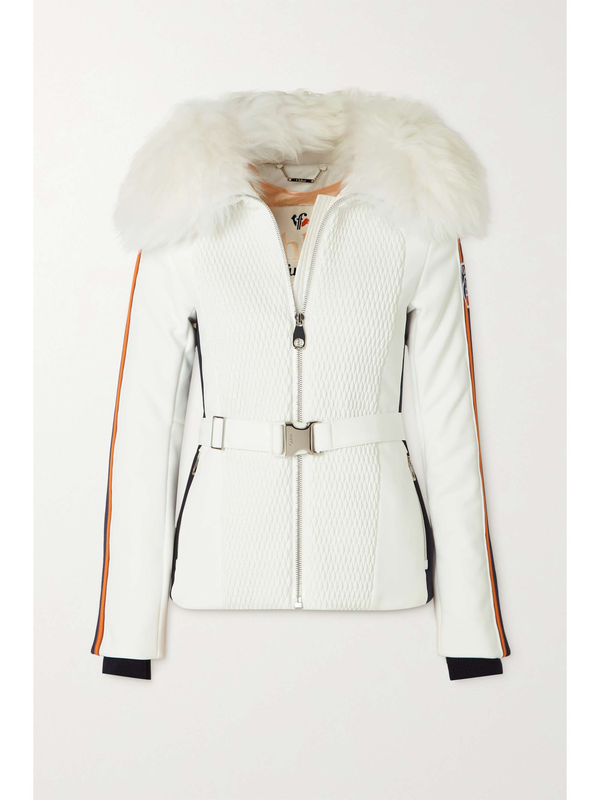 fur collar ski jacket