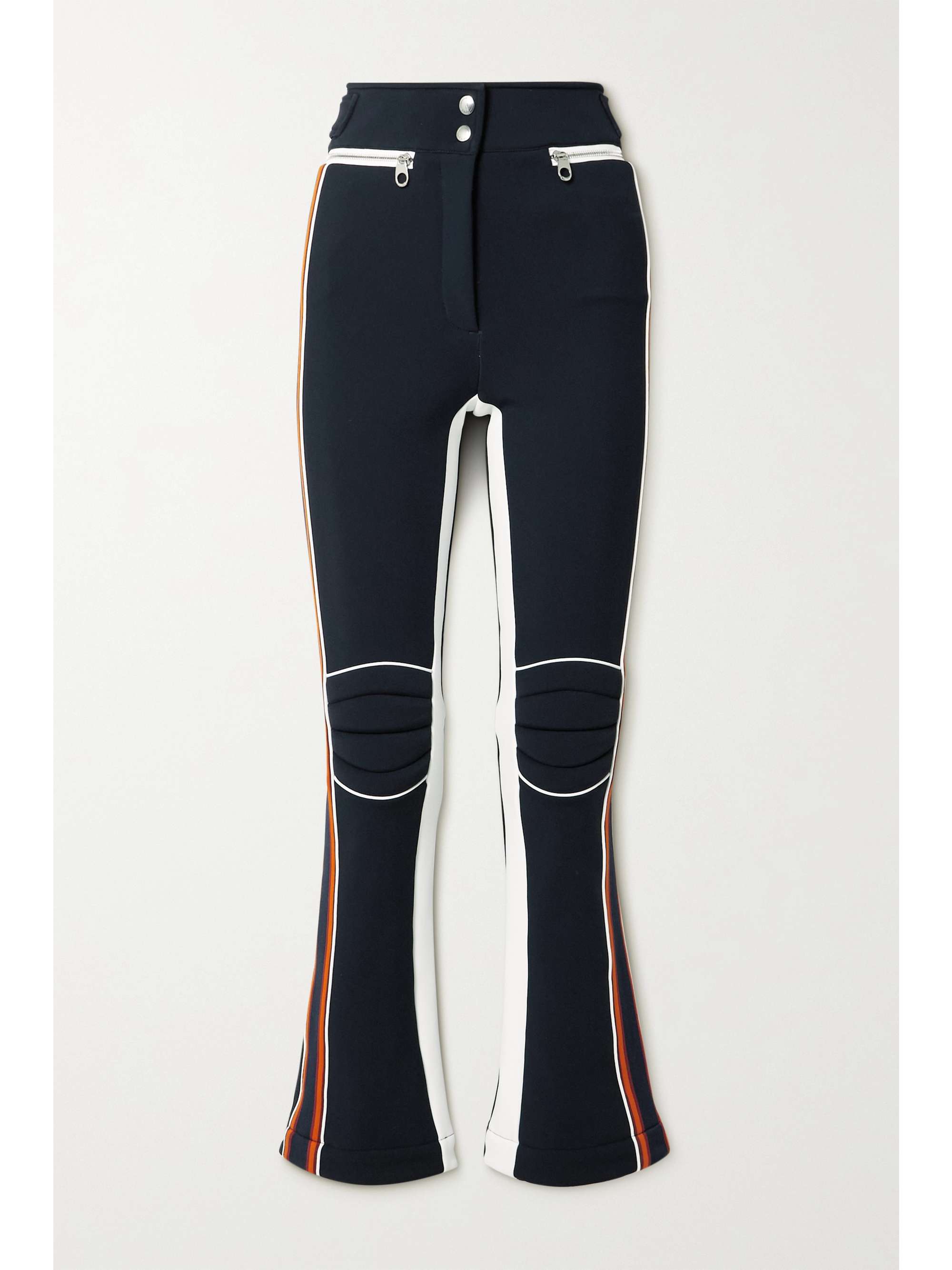 Navy + Fusalp striped paneled bootcut 