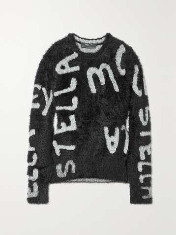 STELLA MCCARTNEY + Ed Curtis jacquard-knit wool-blend sweater
