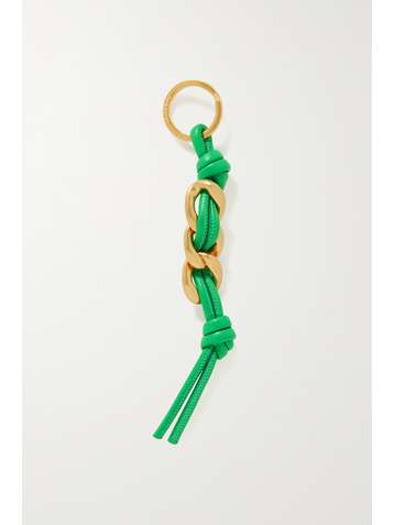 BOTTEGA VENETA Knotted leather keyring