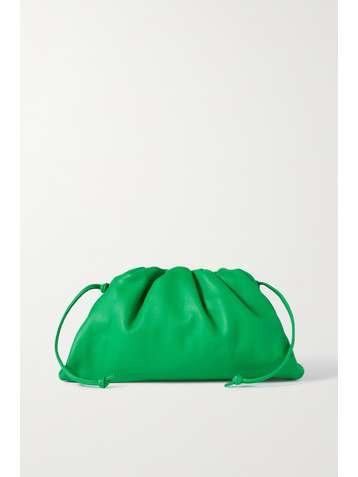 BOTTEGA VENETA The Pouch small gathered leather clutch