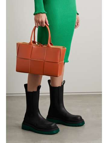 BOTTEGA VENETA Sac à main en cuir intrecciato Arco Small