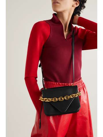 BOTTEGA VENETA Sac porté épaule en cuir Mount Small