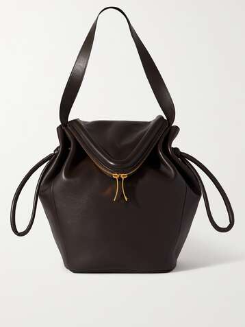BOTTEGA VENETA Sac porté épaule en cuir Beak Large