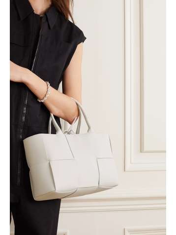 BOTTEGA VENETA Arco intrecciato textured-leather tote