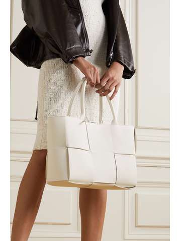 BOTTEGA VENETA Arco intrecciato textured-leather tote