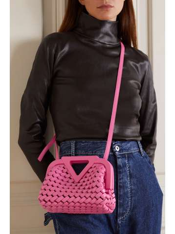BOTTEGA VENETA Sac à main en cuir intrecciato Point Small