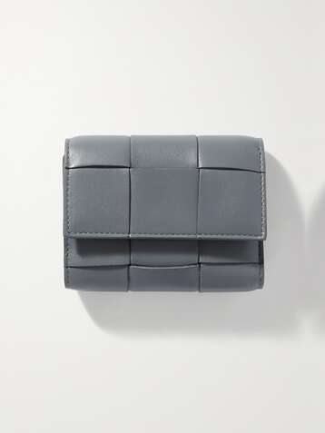 BOTTEGA VENETA Cassette intrecciato leather wallet