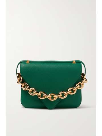 BOTTEGA VENETA Mount small textured-leather shoulder bag