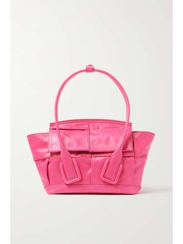 BOTTEGA VENETA Arco mini intrecciato leather tote