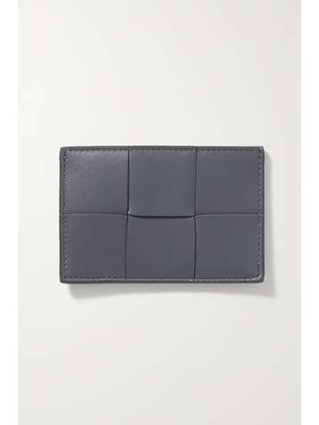 BOTTEGA VENETA Cassette intrecciato leather cardholder