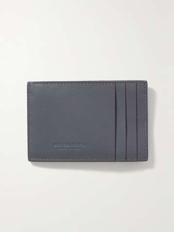 BOTTEGA VENETA Cassette intrecciato leather cardholder