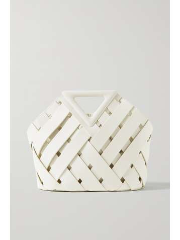 BOTTEGA VENETA Point Basket intrecciato leather tote