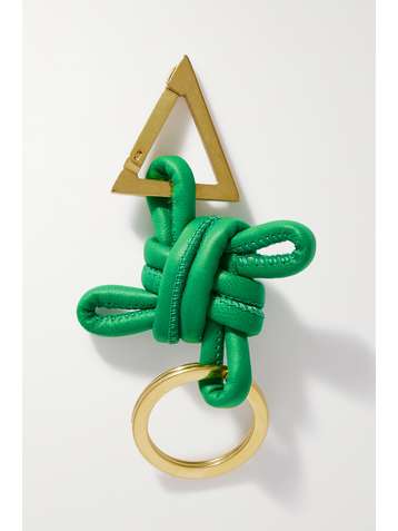 BOTTEGA VENETA Knotted leather keyring