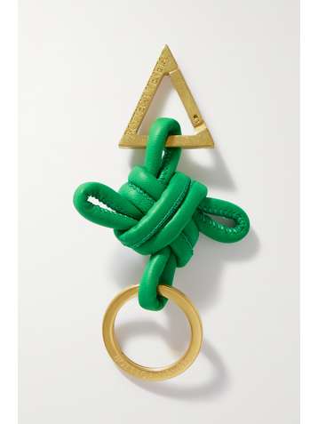 BOTTEGA VENETA Knotted leather keyring