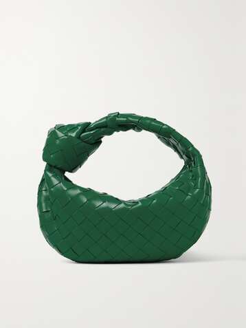 BOTTEGA VENETA Jodie mini knotted intrecciato leather tote